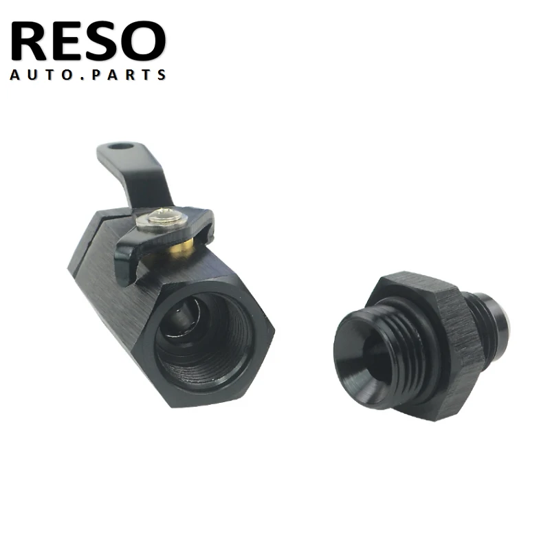 Алюминиевый Встроенный топливный фильтр AN6 запорный клапан с Отсечкой кабельным