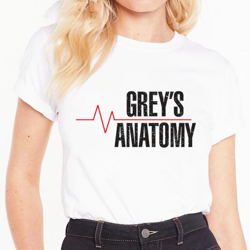 Женские рубашки с рисунком You Are My Person футболка в стиле Харадзюку Анатомия Greys
