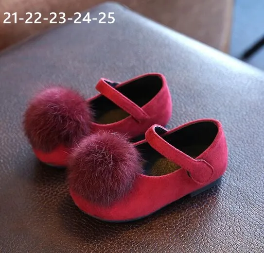 21to25-wine red EMS DHL; ; новая детская обувь; коллекция года; сезон весна; обувь принцессы с цветами и жемчужинами для девочек; обувь с бантом для малышей - Цвет: 21to25-wine red