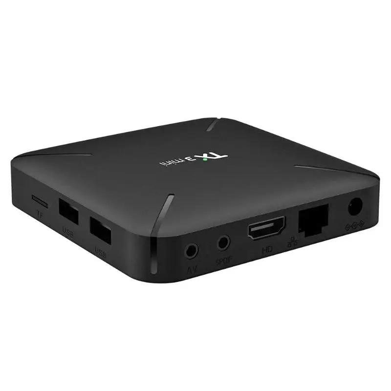 TX3 Мини Android 7,1 ТВ приставка 1+ 8GB Amlogic S905W четырехъядерный WiFi приставка