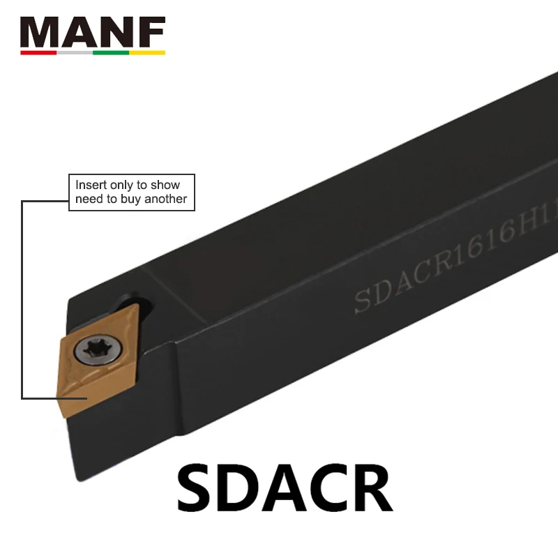 MANF SDACR 2525M11 16 см 20 S образный держатель для инструментов Токарные Вставки DCMT11T304