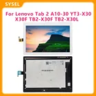 ЖК-дисплей 10,1 дюйма с сенсорным экраном для Lenovo Tab 2, A10-30, YT3-X30, X30F, TB2-X30F, tb2-x30l