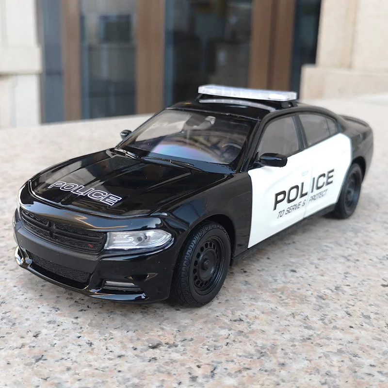 

1/24 Dodge Chaser Police Car Charger Pursuit Alloy Die-casting Car Model Collection Gift Children's Toy
