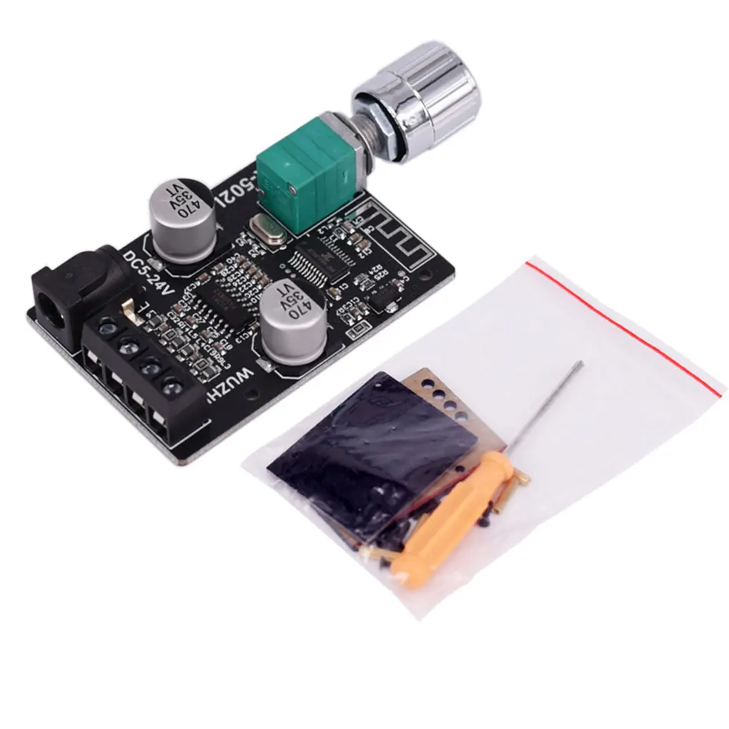 ZK-502L MINI Bluetooth 5 0 беспроводной аудио цифровой усилитель мощности стереоплата 50 Вт *
