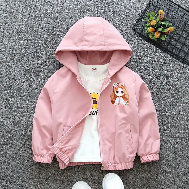 

Casual Summer Baby Girls Boys Jackets Print All-match Child Coat Spring Children Outerwear Kids Outfits For 1-12 Years Old