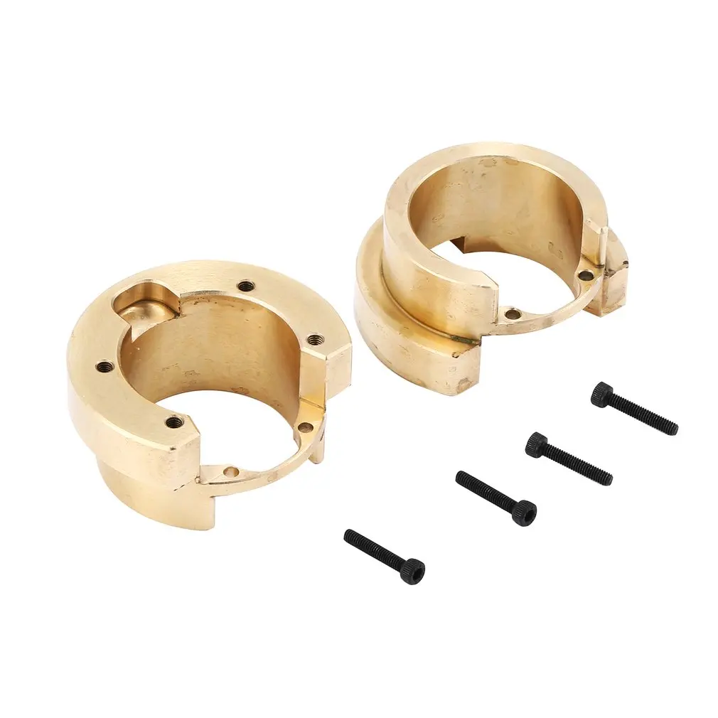 2 шт., 1:10 радиоуправляемая модель подъемного автомобиля Traxxas TRX-4 TRX4 G500 82046-4, латунный вес, сбалансированный тяжелый вес меди