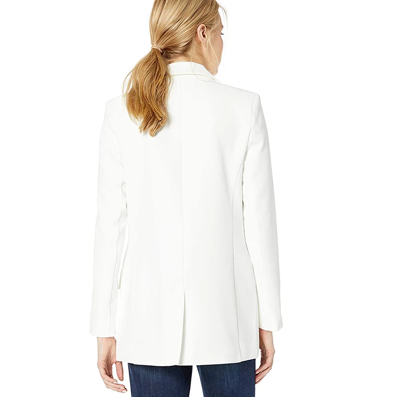 

Women's Jacket Ladies Blazer Business Casual Coat Office Lady Formal Uniform Simple Elegant Outerwear Spring 2021