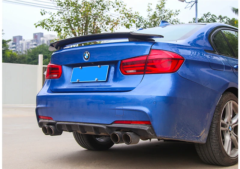 Задний спойлер GT Styling из углеродного волокна для BMW F30 3 серии 320i 328i 328d Sedan & F80 M3 2012