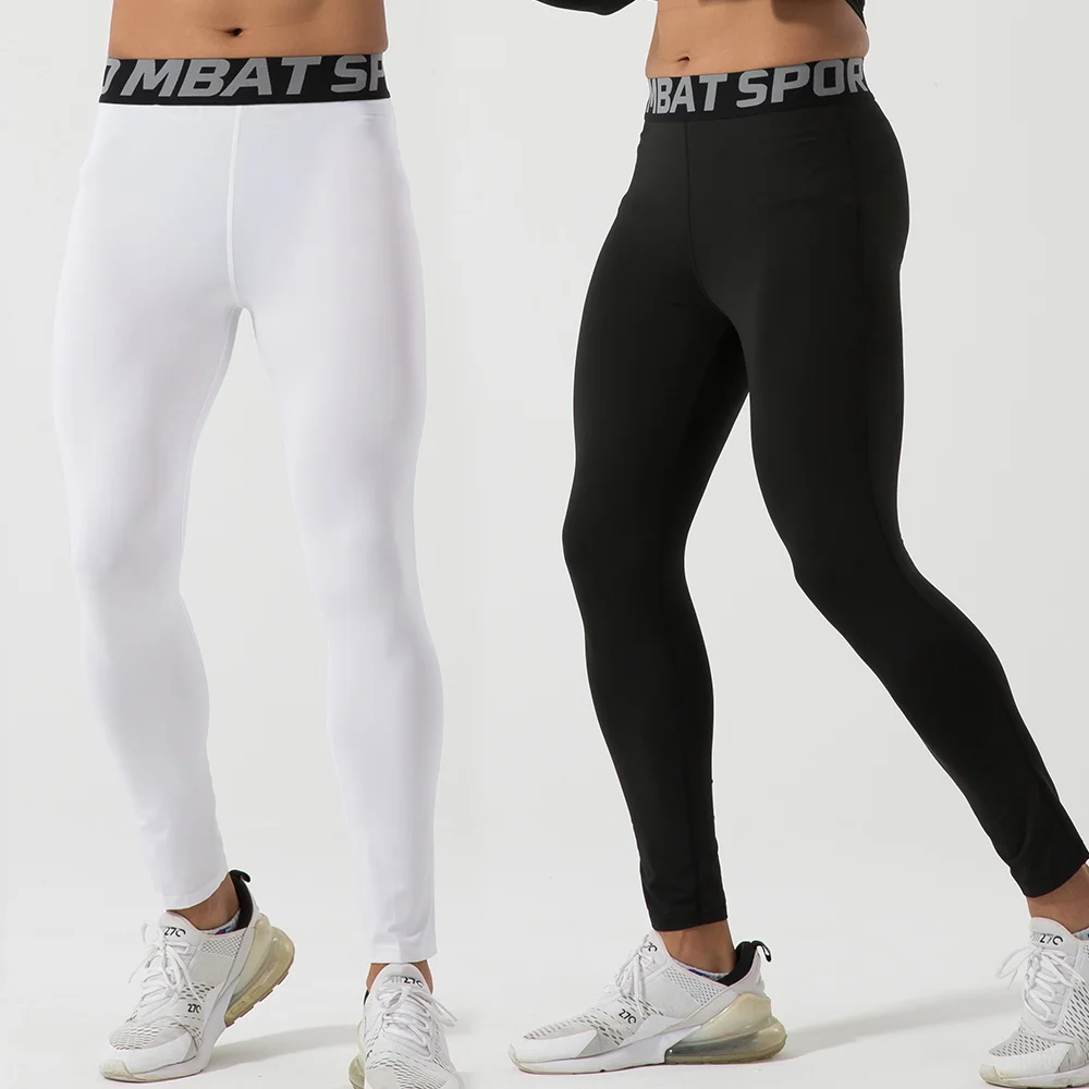 

Autumn and Winter Sweatpants for Men Compression Pants Sportswear Running Training Fitness Sports Gym Leggings Black