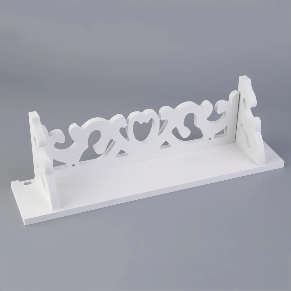 

1pc/lot White Wall Hanging Shelf Goods Convenient Rack Storage Holder Home Bedroom Decoration Ledge Home Decor S/M/L