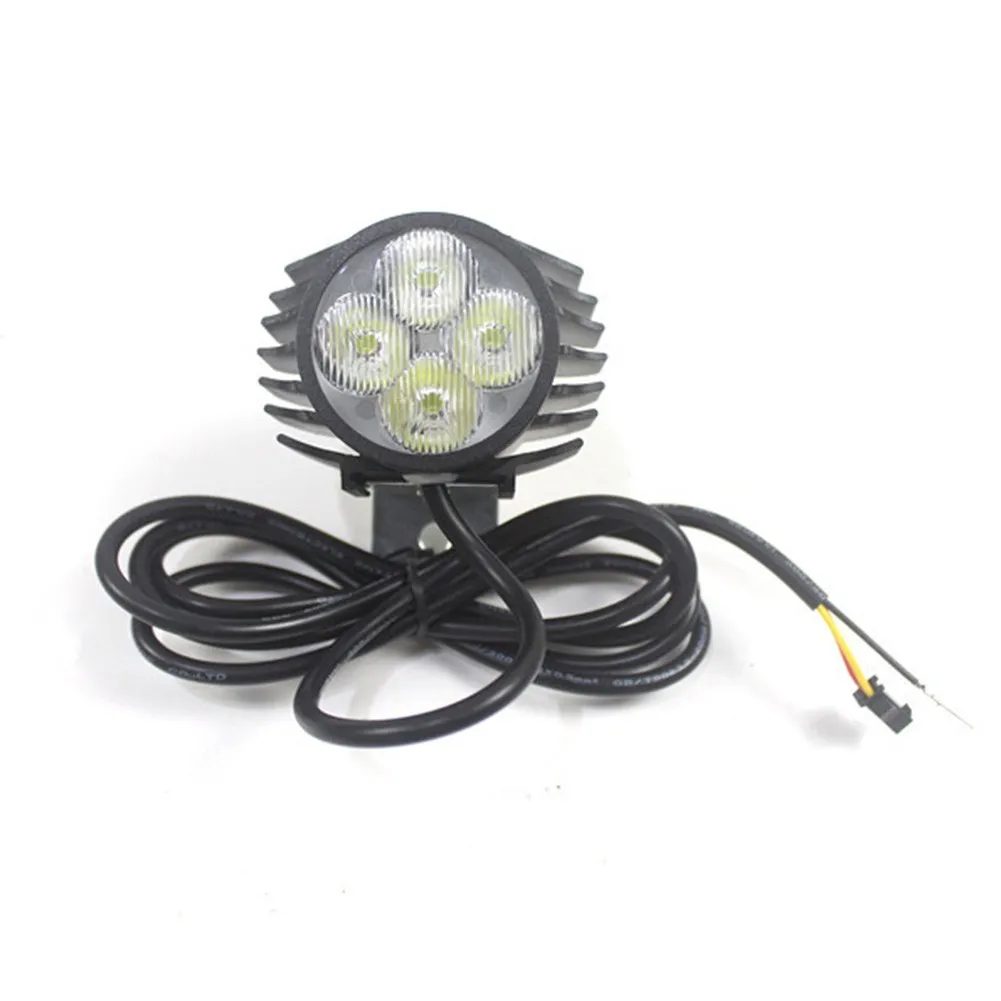 

1pc Electric Accessories Front Light Black Durable High Quality Practical