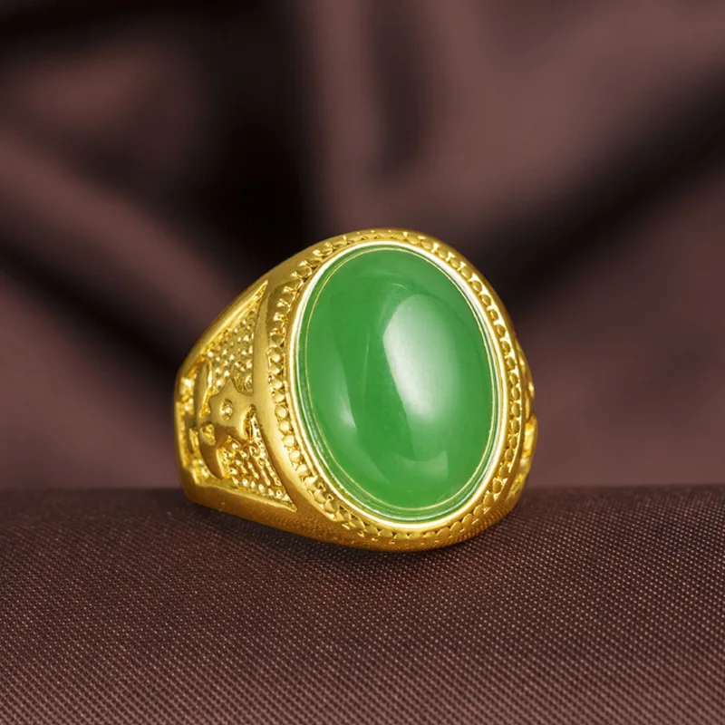 Не выцветает 24K золото заполненный натуральный обсидиан драгоценный камень