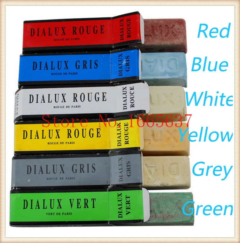 

hot sale!promotion! 6pcs/set,polishing wax, jewelry carving wax, polishing wax for jewelry, 6pcs/set six different colors dialux