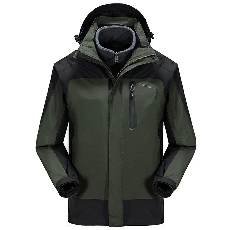 Новинка 2019 стильная мужская одежда осенне зимний бархатный теплый дождевик