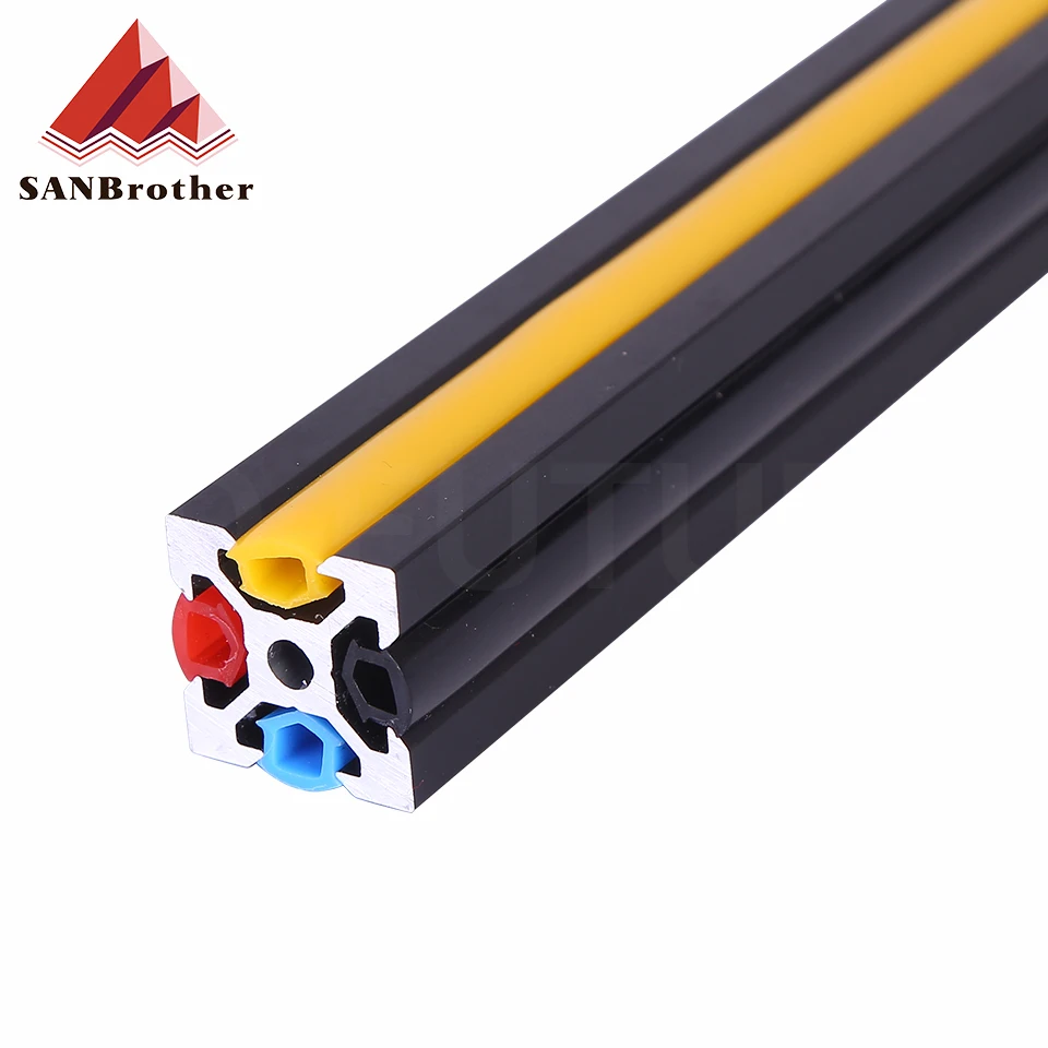 

2meter 6mm flat seal 2020 aluminum profile Slot Cover / Panel Holder black/orange/blue For CNC CR-10 machine DIY parts