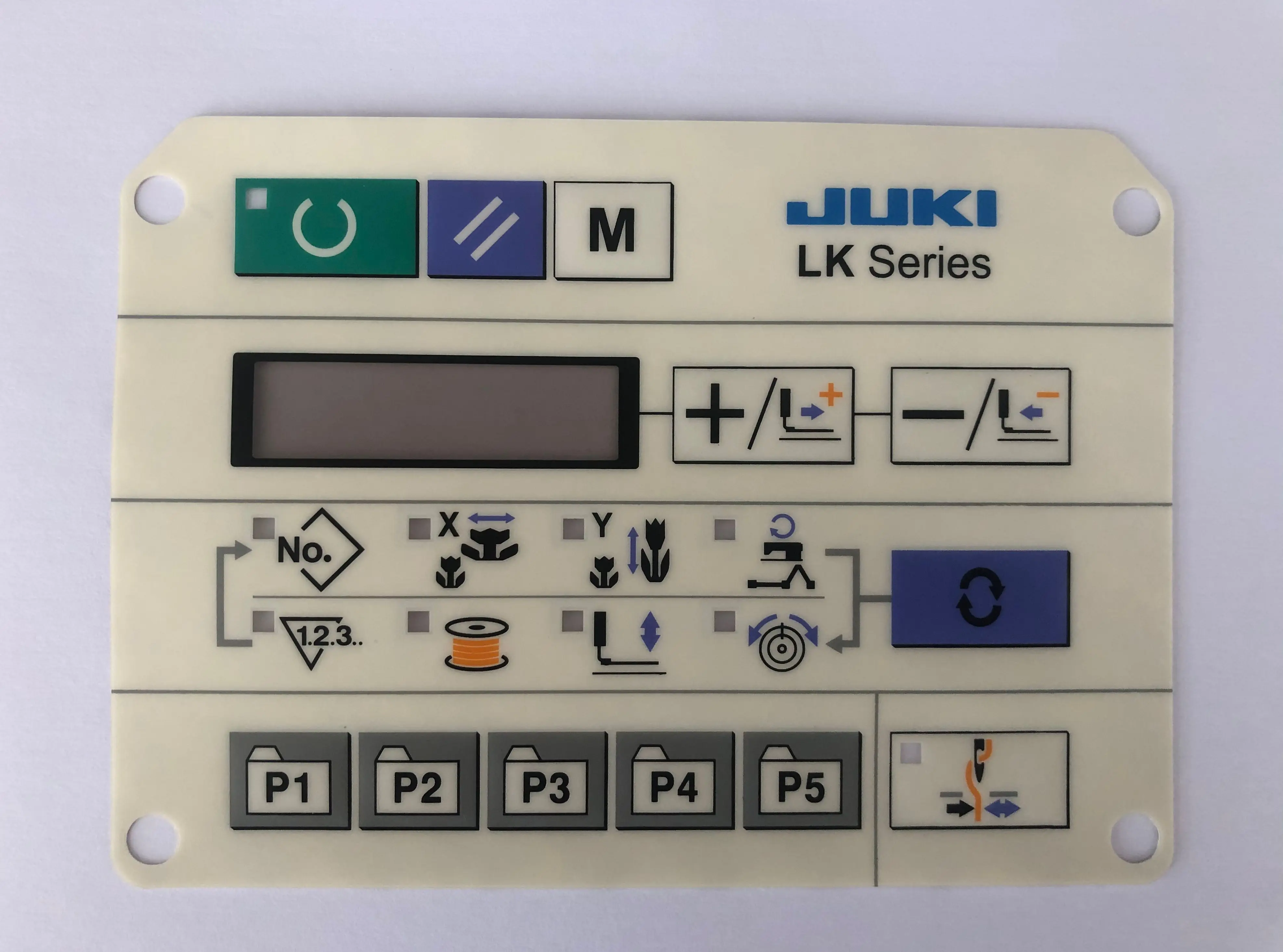

industrial sewing machine part juki LK1900A machine parts operation unit panel board membrane switch paper sticker