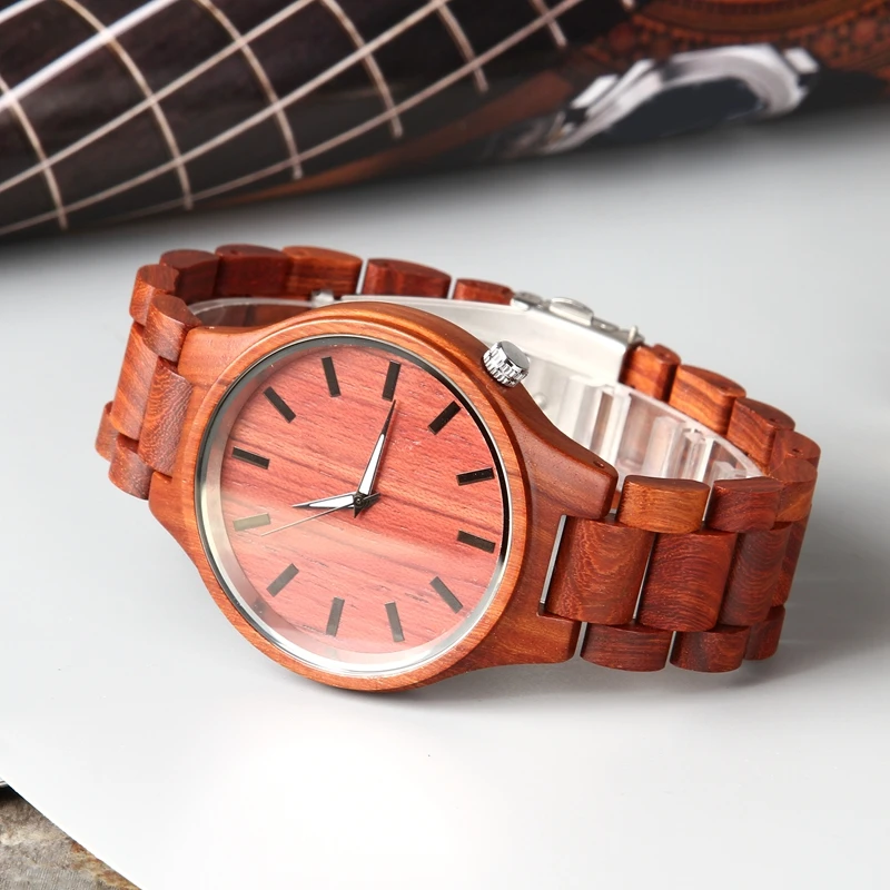 Роскошные Брендовые мужские деревянные кварцевые наручные часы спортивные