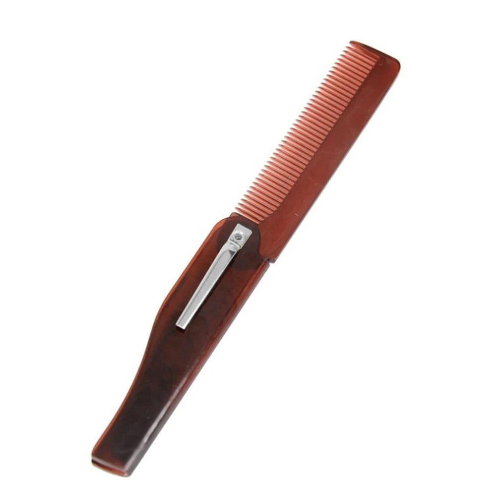 Складная портативная маленькая расческа для путешествий с ручкой-ручкой