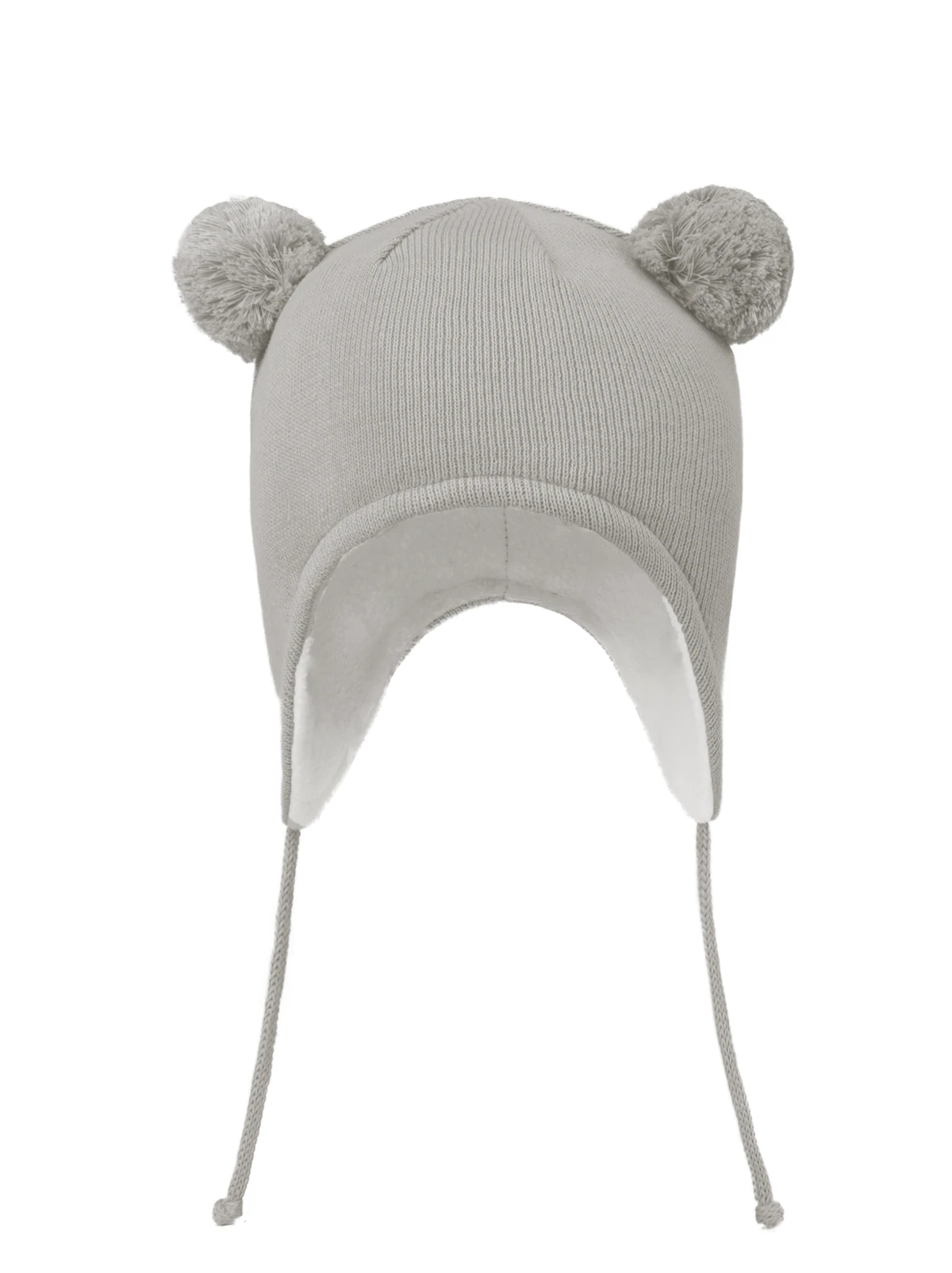 Вязаная Шапка-бини из хлопка с подкладкой флиса | Аксессуары для одежды