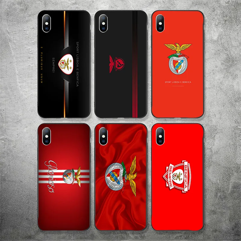 Чехол для телефона для спорта Lisboa e Benfica FC DIY Чехол рисунок для Fernades черный мягкий ТПУ чехол для iPhone XR XS MAX 8 7plus 6s 5