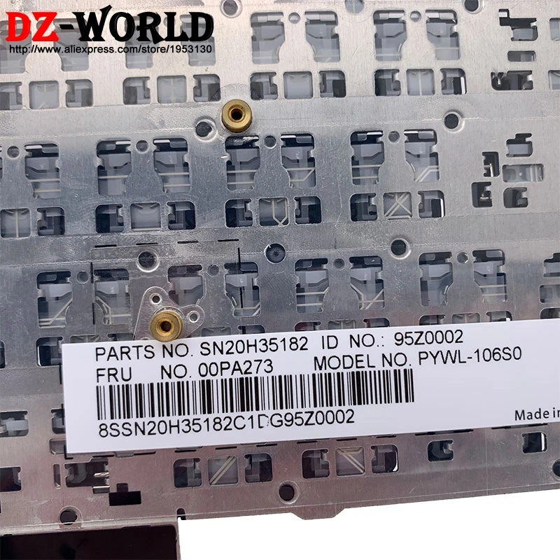 Новая Оригинальная шведская финская клавиатура SWE для ноутбука Lenovo Thinkpad P50 P70 P51 P71