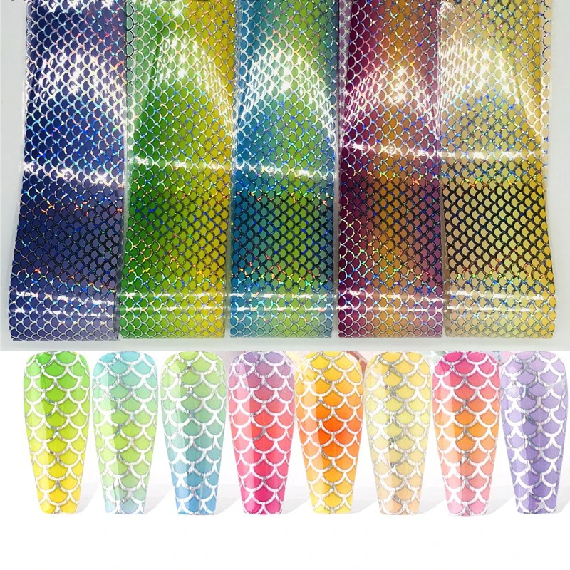 S-образная Фольга для ногтей с градиентом | Красота и здоровье