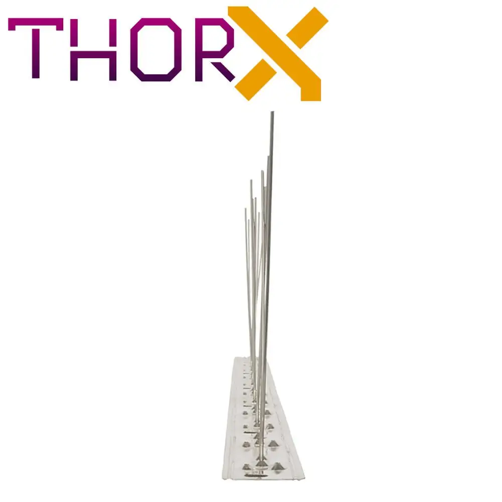 MH-01-SL 1 row pigeon spikes bird spike birds on stainless steel base - high quality solution for control |