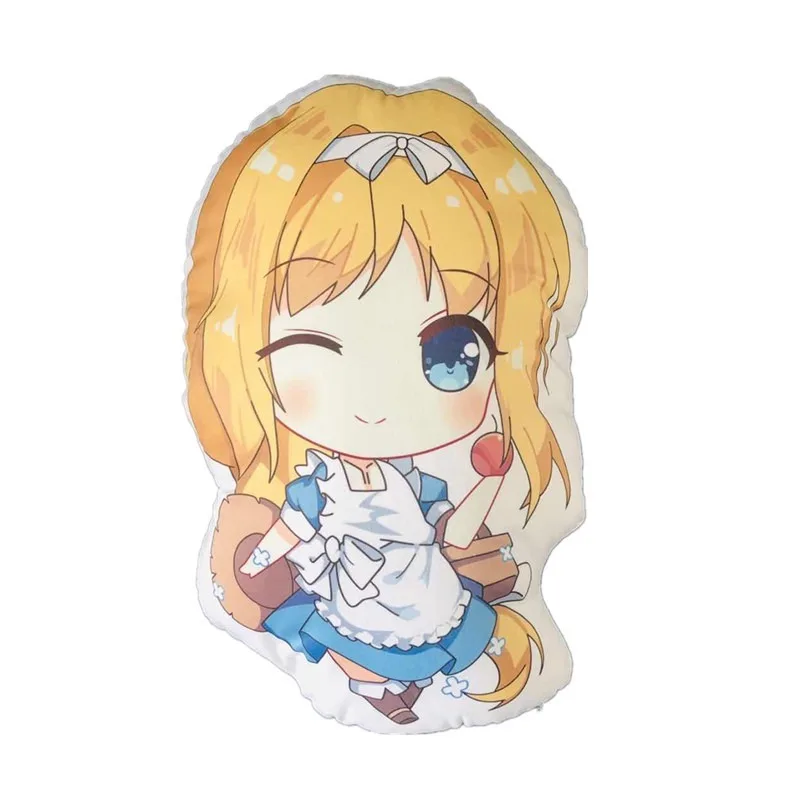 Anime Sword Art Online Plush Pillow Toy Cosplay SAO Asuna Kirito Sinon Kurain Short Stuffed Back Cushion Doll Gift | Игрушки и хобби