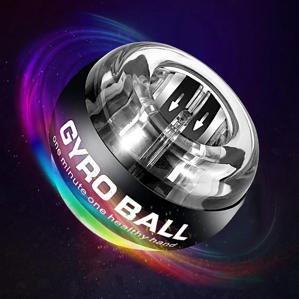 Светодиодный Гироскопический силовой мяч с автозапуском гироскоп на запястье со