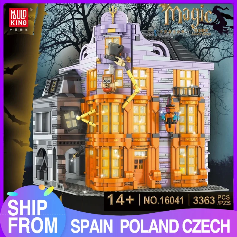 

MOULD KING Streetview Building Blocks The Magic Joke Shop Model Toys Assembly Bricks Toys for Kids Christmas Birthday Gifts