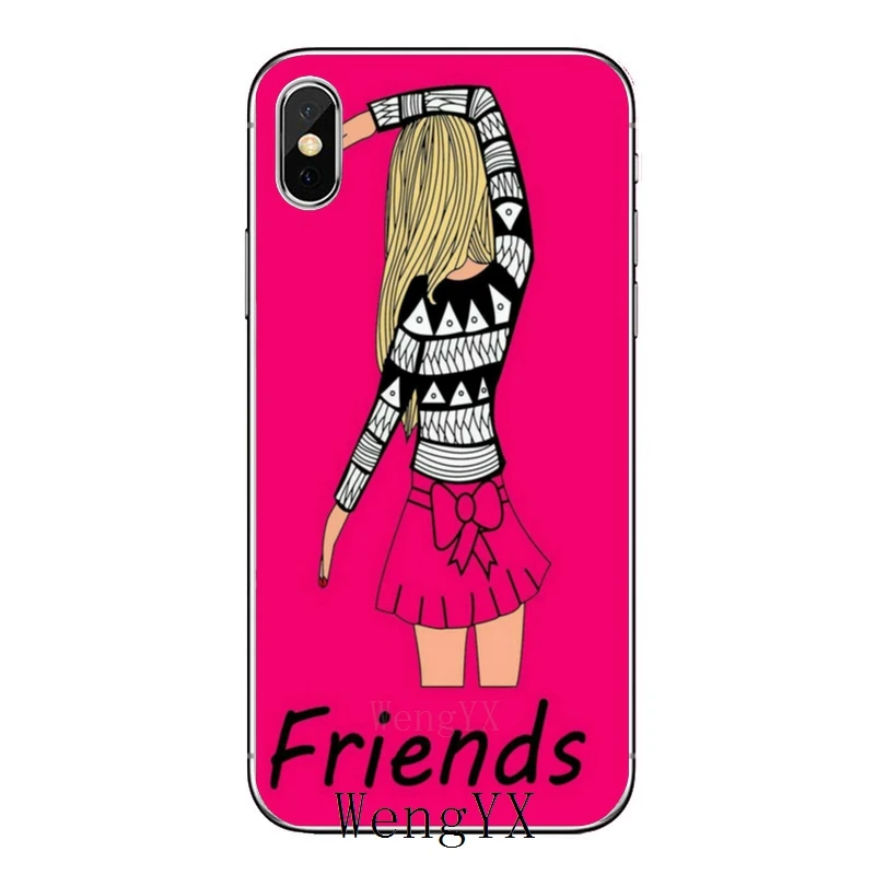 Bff "лучшие друзья", девушкам, сёстрам для huawei Honor 10 9 Lite 8C 8X 7C 7X 7A V10 V8 Y9 Y7 Y6 премьер-профессионал чехол - Цвет: bff-best-girl-B-13