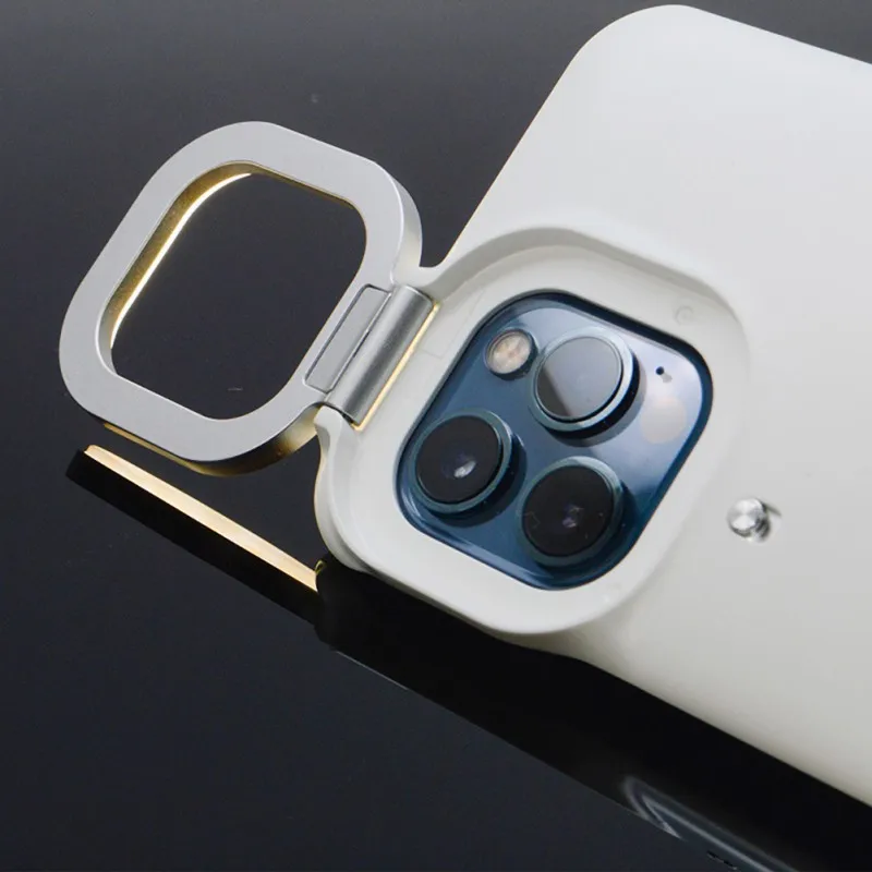 Кольцевой светильник для селфи чехол iPhone 12 Pro Max телефона с подсветкой прямой