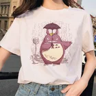 Женская футболка в стиле ольччан, футболка в японском стиле с изображением Тоторо из фильма Аниме Миядзаки Хаяо