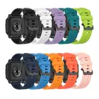 Сменный ремешок из мягкого силикона, подходит для смарт-часов Huami Amazfit Neo, аксессуары для смарт-часов, браслет для Huami