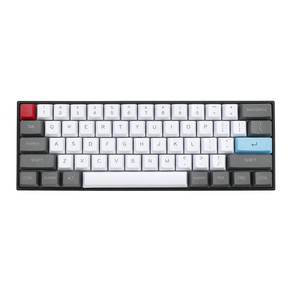 61 клавиша ANSI макет OEM профиль PBT толстые колпачки клавиш для механической