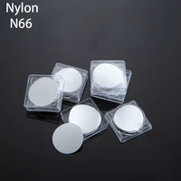 50pcsbox lab organic nylon n66 translucent millipore filter membrane with big pore size 15um40um60um