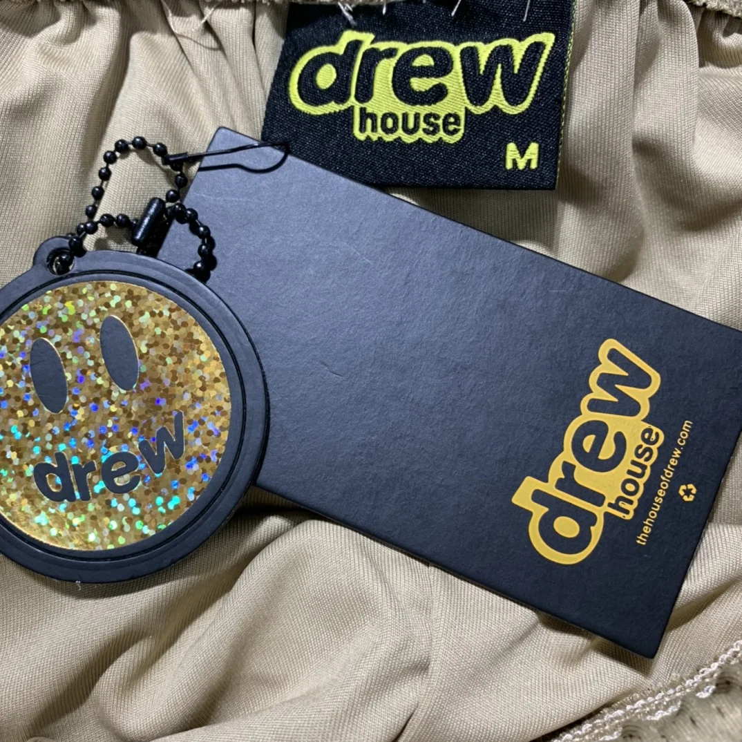 

2021 New Arrive Drew House Justin Bieber Drew House Shorts Men Hip hop Style Loose Shorts Streetwear Short Mens Hip-hop Wear