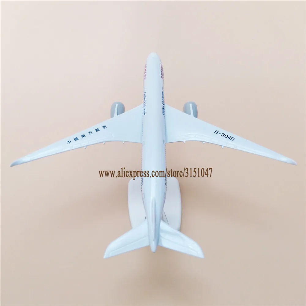 Модель самолета из металлического сплава 20 см авиакомпании China East Airlines аэробус 350