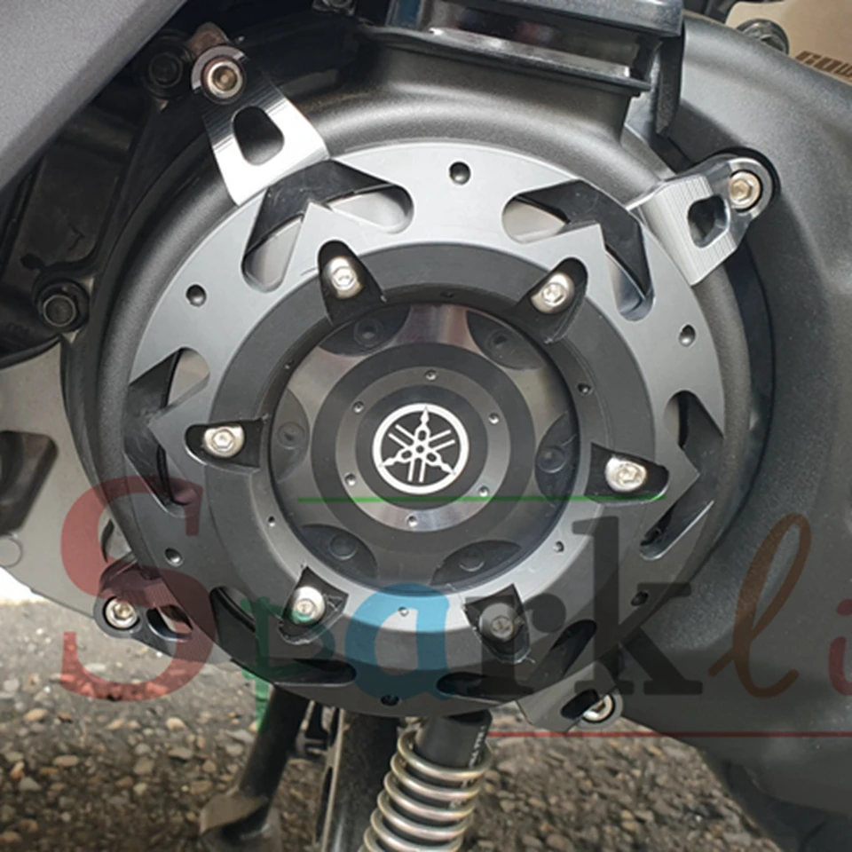 Modified Motorcycle/Scooter Engine Protection Cover Clutch Protect Block for Yamaha SMAX155 Force155 Tricity155 NMAX155 NVX155 | Автомобили