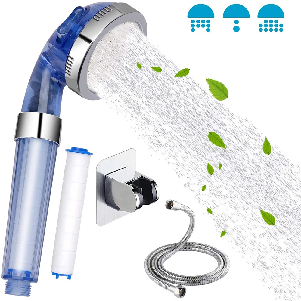 3 режима насадки для душа фильтрации примесей со сменными ПП хлопка-с функцией