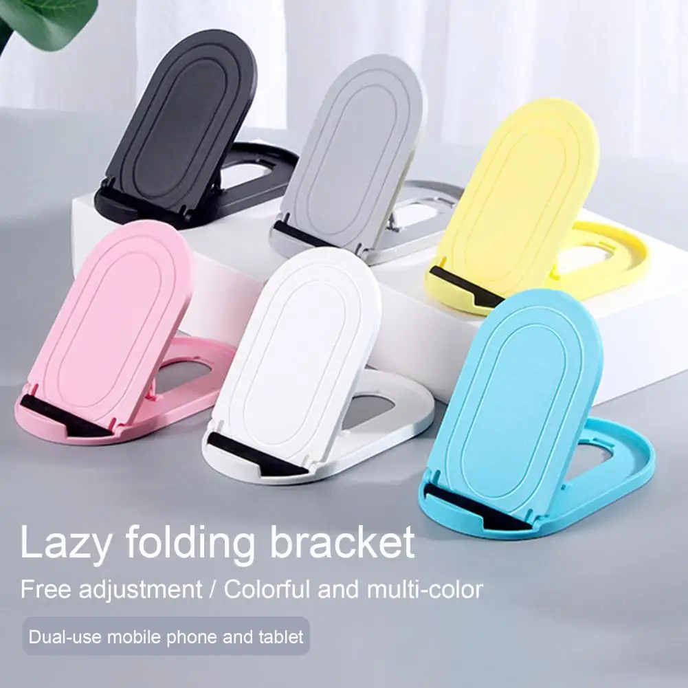 

Phone Bracket Multifunctional Adjustable Degrees Universal Foldable Desktop Smartphone Tablet Lazy Stand for Home