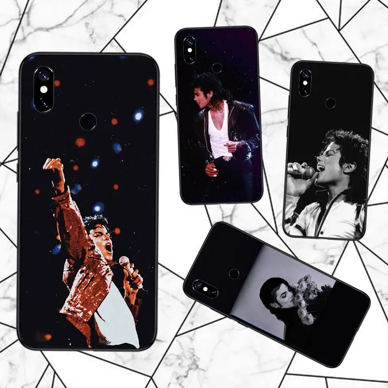

Michael Jackson famous singer dancer Phone Case For Xiaomi Redmi note 7 8 9 11 t s 10 A pro lite funda shell coque