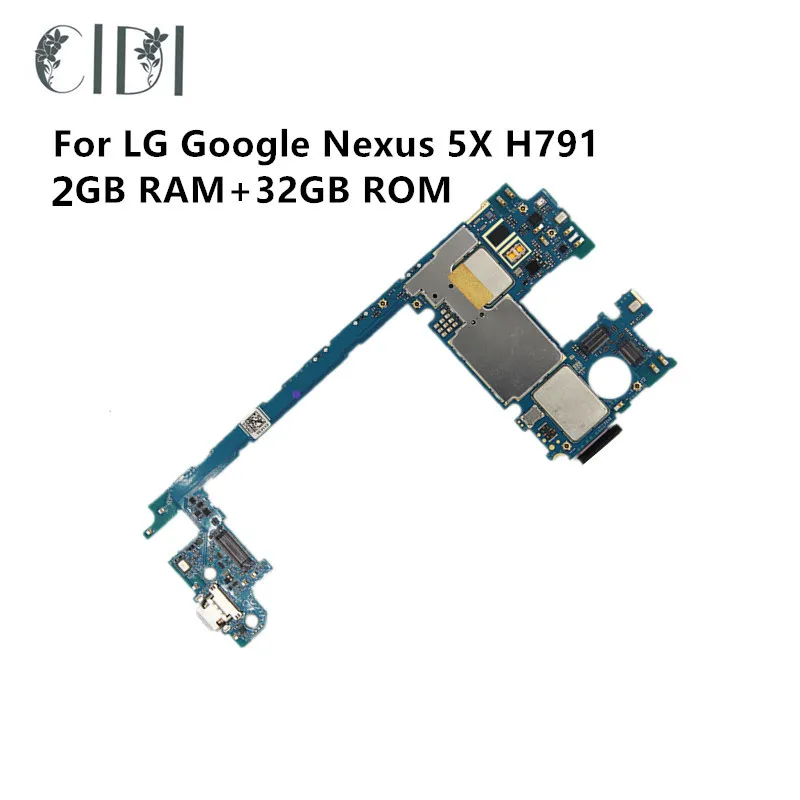 Оригинальный разблокированный CIDI для LG Google Nexus 5X H791 2 Гб ОЗУ + 32 ПЗУ материнская