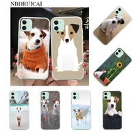 penghuwan jack russell terrier dog cover black soft shell phone case for iphone 11 pro xs max 8 7 6 6s plus x 5s se xr cover
