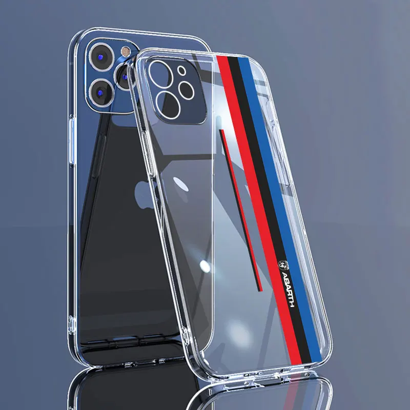 Роскошный Ультратонкий Прозрачный чехол для iPhone 13 12 11 Pro XS Max XR X Mini 6 7 8 телефона