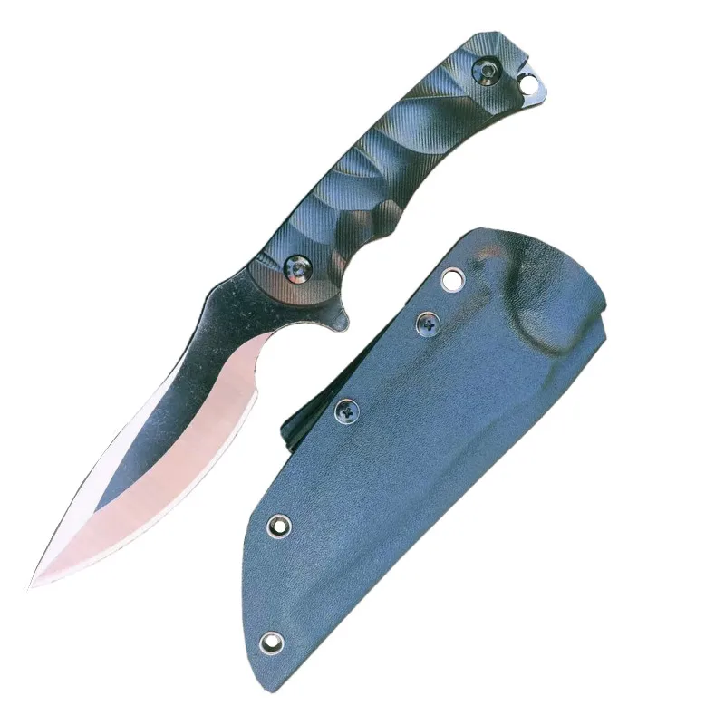 

2020 Fixed Blade Hunting Knives with k Sheath Outdoor Survival Knife Tactical Knife Ergonomics Free shipping