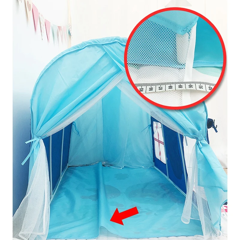 

Play Tent Toy Portable Foldable Teepee Ball Pool Pit Indoor Outdoor Simulation House Tent Gifts Toys for Kids Children
