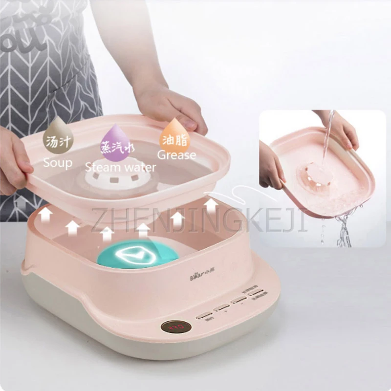 

3L Home Mini Desktop Breakfast Machine With Steamer Reservation Timing Heat Preservation Drawer Type Kitchen Cooking Appliance