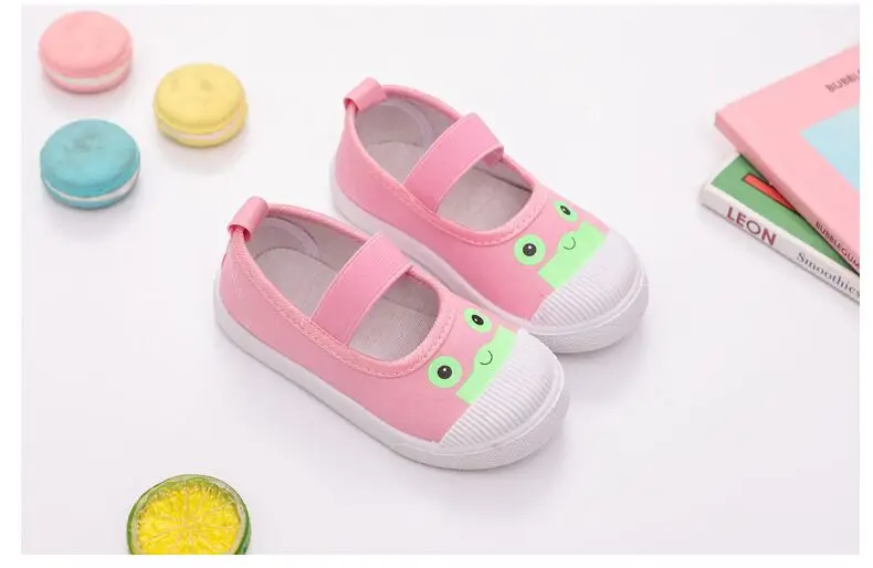 Детская парусиновая обувь Новинка 2019 года Корейская версия белой обуви для