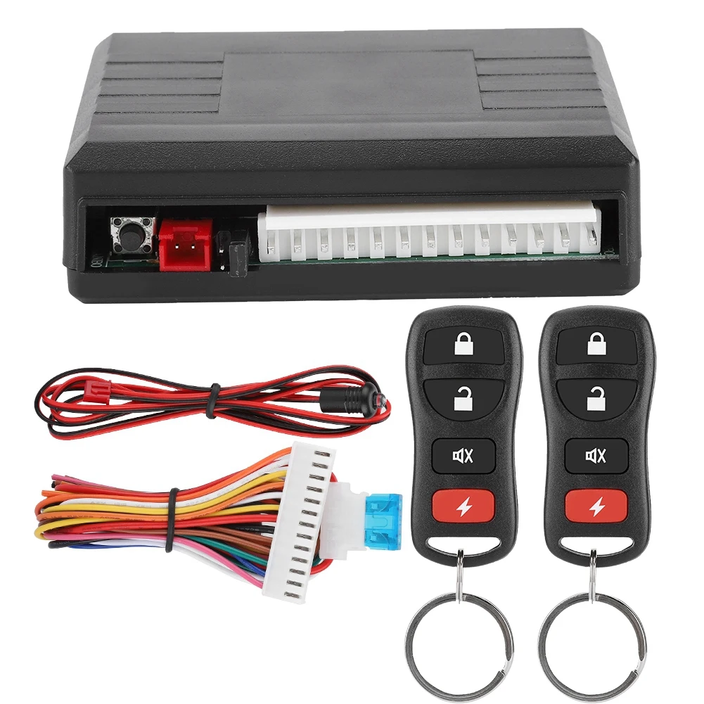 

Universal 12V Car Keyless Entry System Door Lock Central Lock Locking Remote Control Kit LB-405/L246 (Black)